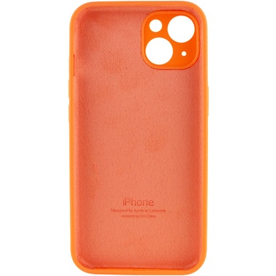 Чехол Silicone Case Full Camera Protective (AA) для Apple iPhone 14 Plus (6.7") Оранжевый / Kumquat