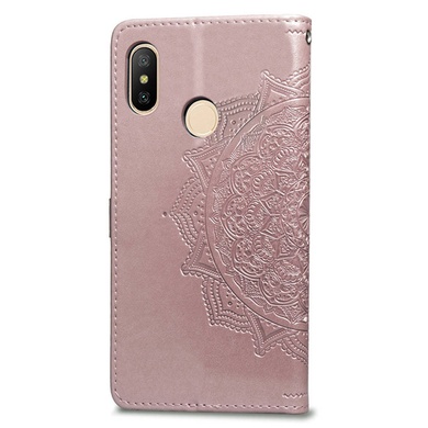 Кожаный чехол (книжка) Art Case с визитницей для Xiaomi Mi A2 Lite / Xiaomi Redmi 6 Pro Розовый