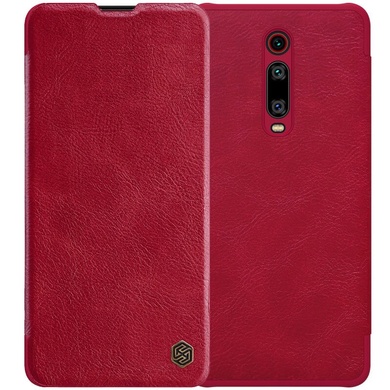 Кожаный чехол (книжка) Nillkin Qin Series для Xiaomi Redmi K20 / K20 Pro / Mi9T / Mi9T Pro, Красный