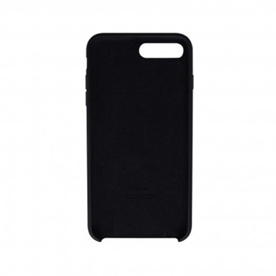 Чехол Silicone case (AAA) для Apple iPhone 7 plus / 8 plus (5.5"), Черный / Black