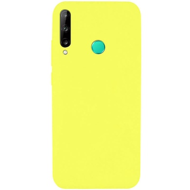 Чохол Silicone Cover Full without Logo (A) для Huawei P40 Lite E / Y7p (2020), Жовтий / Flash