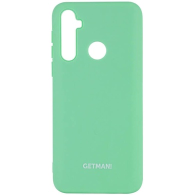 Чехол Silicone Cover GETMAN for Magnet для Samsung Galaxy A21, Зеленый / Green