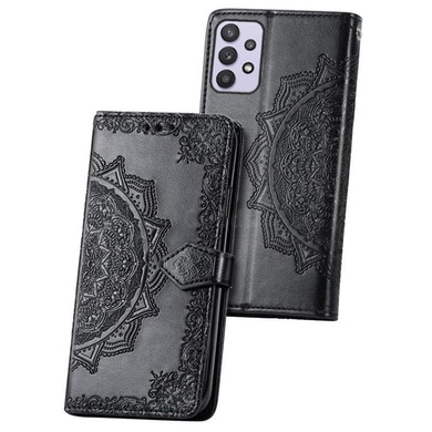 Кожаный чехол (книжка) Art Case с визитницей для Samsung Galaxy A52 4G / A52 5G / A52s Черный