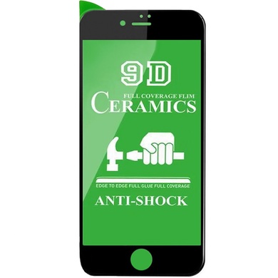 Защитная пленка Ceramics 9D для Apple iPhone 6/6s plus (5.5") Черный