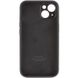 Чохол Silicone Case Full Camera Protective (AA) для Apple iPhone 14 Plus (6.7"), Чорний / Black