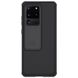 Карбоновая накладка Nillkin Camshield (шторка на камеру) для Samsung Galaxy S20 Ultra Черный / Black