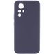 Чохол Silicone Cover Lakshmi Full Camera (AAA) для Xiaomi Redmi Note 12S, Сірий / Dark Gray
