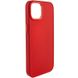 TPU чехол Bonbon Metal Style для Apple iPhone 14 (6.1") Красный / Red
