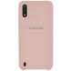 Чехол Silicone Cover (AA) для Samsung Galaxy A01 Розовый / Pink Sand