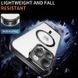 TPU+PC чехол Fullcolor with Magnetic Safe для Apple iPhone 12 Pro (6.1") Black