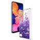 TPU чехол Liquid hearts для Samsung Galaxy A10 (A105F) Фиолетовый