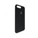 Чохол Silicone case (AAA) для Apple iPhone 7 plus / 8 plus (5.5"), Чорний / Black