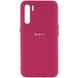 Чехол Silicone Cover My Color Full Protective (A) для Oppo A91 Бордовый / Marsala