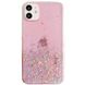 TPU чехол Star Glitter для Samsung Galaxy A32 4G Прозрачный / Розовый