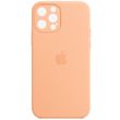 Чехол Silicone Case Full Camera Protective (AA) для Apple iPhone 13 Pro Max (6.7") Оранжевый / Cantaloupe