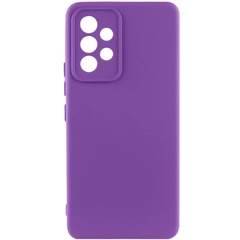 Чехол Silicone Cover Lakshmi Full Camera (A) для Samsung Galaxy A52 4G / A52 5G / A52s Фиолетовый / Purple