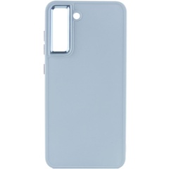 TPU чохол Bonbon Metal Style для Samsung Galaxy S21 FE, Голубой / Mist blue
