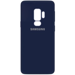 Чехол Silicone Cover My Color Full Camera (A) для Samsung Galaxy S9+ Синий / Midnight blue