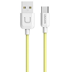 Дата кабель USAMS US-SJ099 USB to Type-C (1m), Yellow