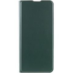 Кожаный чехол книжка GETMAN Elegant (PU) для Motorola Moto G24 / G04 Зеленый