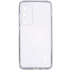 TPU чехол GETMAN Clear 1,0 mm для Huawei P40 Pro Бесцветный (прозрачный)
