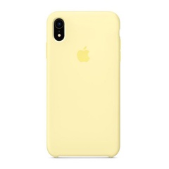 Чехол Silicone case (AAA) для Apple iPhone XR (6.1") Желтый / Mellow Yellow