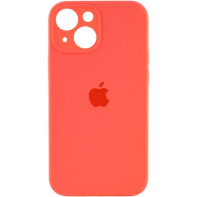 Чехол Silicone Case Full Camera Protective (AA) для Apple iPhone 14 Plus (6.7") Оранжевый / Pink citrus