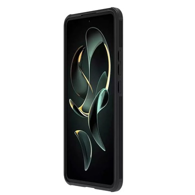 Карбоновая накладка Nillkin CamShield Pro для Xiaomi Redmi K60 Ultra / 13T / 13T Pro Deep Green