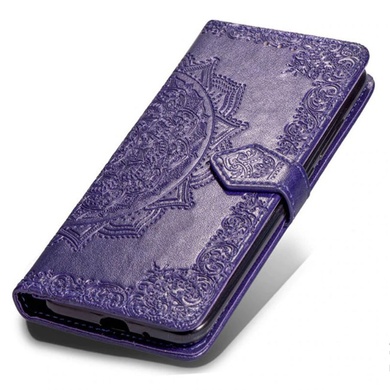 Кожаный чехол (книжка) Art Case с визитницей для Xiaomi Redmi 6A Фиолетовый