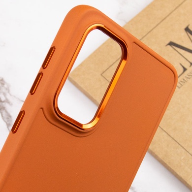 TPU чехол Bonbon Metal Style для Samsung Galaxy A53 5G Оранжевый / Papaya