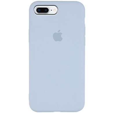 Чехол Silicone Case Slim Full Protective для Apple iPhone 7 plus / 8 plus (5.5"), Голубой / Ice blue