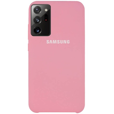 Чохол Silicone Cover (AAA) для Samsung Galaxy Note 20 Ultra, Рожевий / Light pink