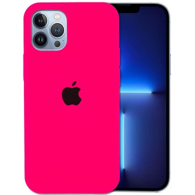 Чохол Silicone Case Full Protective (AA) для Apple iPhone 13 Pro Max (6.7 "), Розовый / Barbie pink