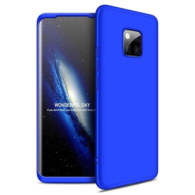 Пластиковая накладка GKK LikGus 360 градусов для Huawei Mate 20 Pro, Синий