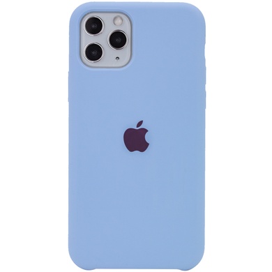 Чехол Silicone Case (AA) для Apple iPhone 11 Pro Max (6.5") Голубой / Lilac Blue