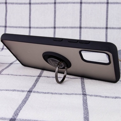 TPU+PC чехол Deen ColorEdgingRing for Magnet для Samsung Galaxy A51 Черный