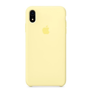 Чохол Silicone case (AAA) для Apple iPhone XR (6.1"), Желтый / Mellow Yellow