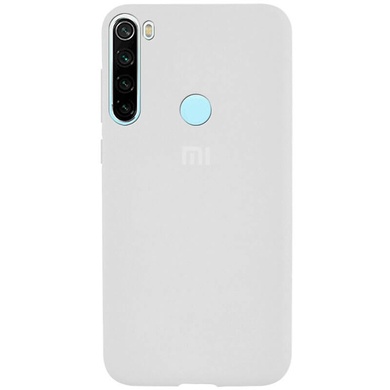 Чехол Silicone Cover Full Protective (AA) для Xiaomi Redmi Note 8T Белый / White