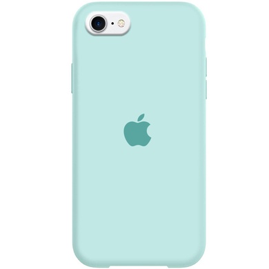 Чехол Silicone Case Full Protective (AA) для Apple iPhone SE (2020) Бирюзовый / Turquoise