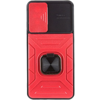 Удароміцний чохол Camshield Flash Ring для Xiaomi Redmi Note 10 / Note 10s / Poco M5s, Червоний