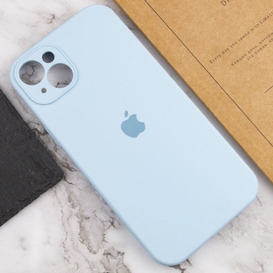 Чохол Silicone Case Full Camera Protective (AA) для Apple iPhone 14 Plus (6.7"), Голубой / Sweet Blue