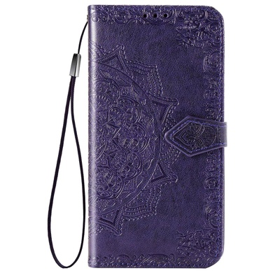 Кожаный чехол (книжка) Art Case с визитницей для Oppo A53 / A32 / A33, Фиолетовый