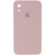 Чохол Silicone Case Square Full Camera Protective (AA) для Apple iPhone XR (6.1"), Рожевий / Pink Sand