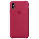 Чохол Silicone Case (AA) для Apple iPhone XS Max (6.5 "), Рожевий / Rose red