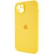 Чехол Silicone Case Full Camera Protective (AA) для Apple iPhone 15 (6.1") Желтый / Yellow