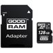 Карта памяти GoodRam microSDXC UHS-1 128 GB Class 10 + SD adapter + OTG Черный