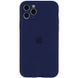 Чохол Silicone Case Full Camera Protective (AA) для Apple iPhone 12 Pro Max (6.7"), Темно-Синий / Midnight Blue