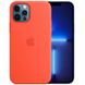 Чехол Silicone Case Full Protective (AA) для Apple iPhone 13 Pro (6.1") Оранжевый / Electric Orange