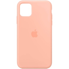 Чехол Silicone Case Full Protective (AA) для Apple iPhone 11 (6.1") Оранжевый / Grapefruit