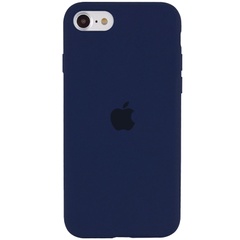 Чохол Silicone Case Full Protective (AA) для Apple iPhone SE (2020), Темний Синій / Midnight Blue
